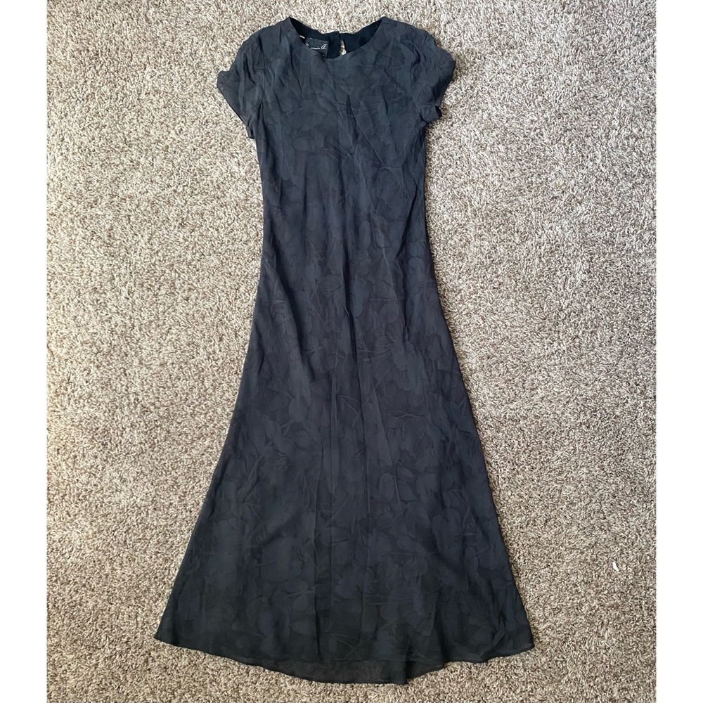 Vintage Benjamin A Los Angeles black dress